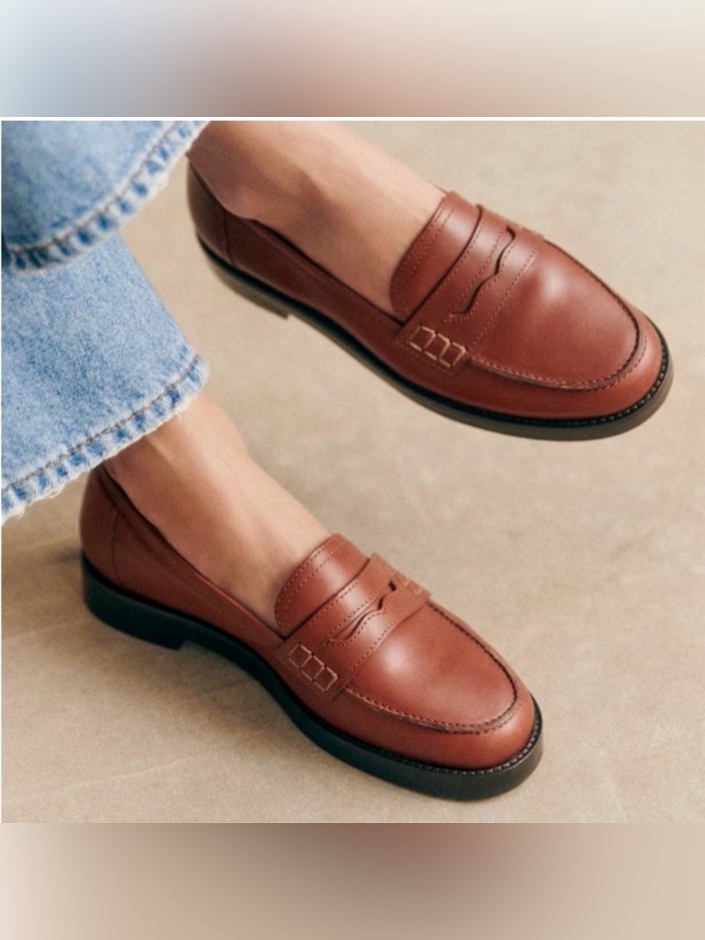 Sezane Andre Loafers Natural Heritage Size 36 - Picture 13 of 13